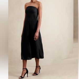 Ban Republic😍New Linen strapless dress